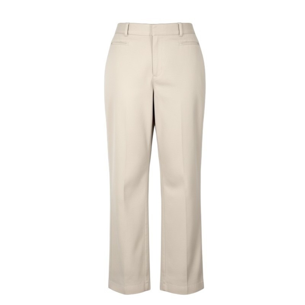 Lane Bryant Womens Size 22 Average Flat Front Dress Pants Stretch Khaki Work